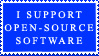 I support open-source software