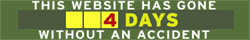 This website has gone 4 days without an accident.